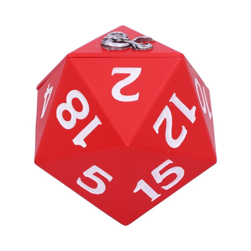 Nemesis Now Dungeons & Dragons - D20 Dice Dekorative Schachtel - Mehrfarben